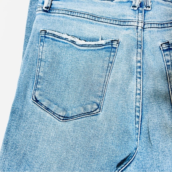 Good American jeans Straight Leg jeans medium wash high rise women size 14 - Picture 11 of 12